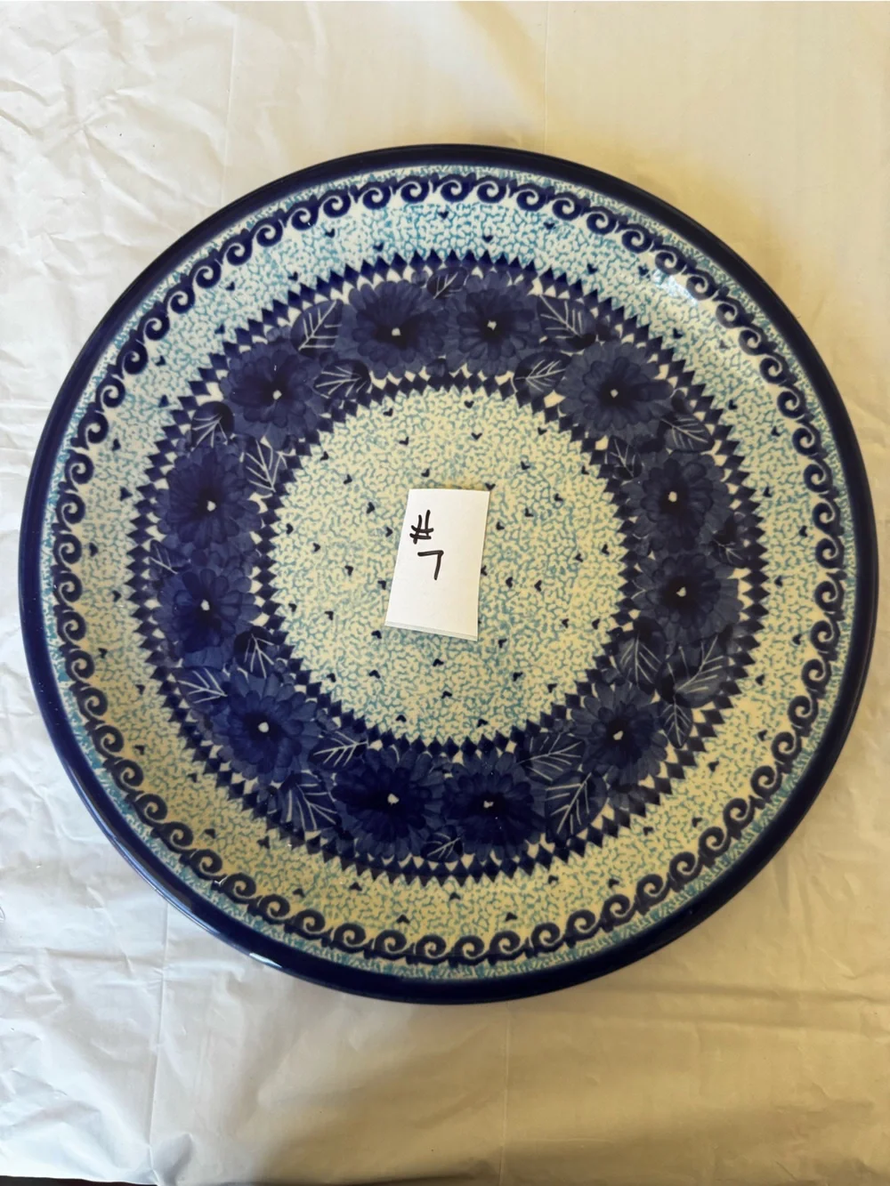 Unikat Polish Pottery vivid hand